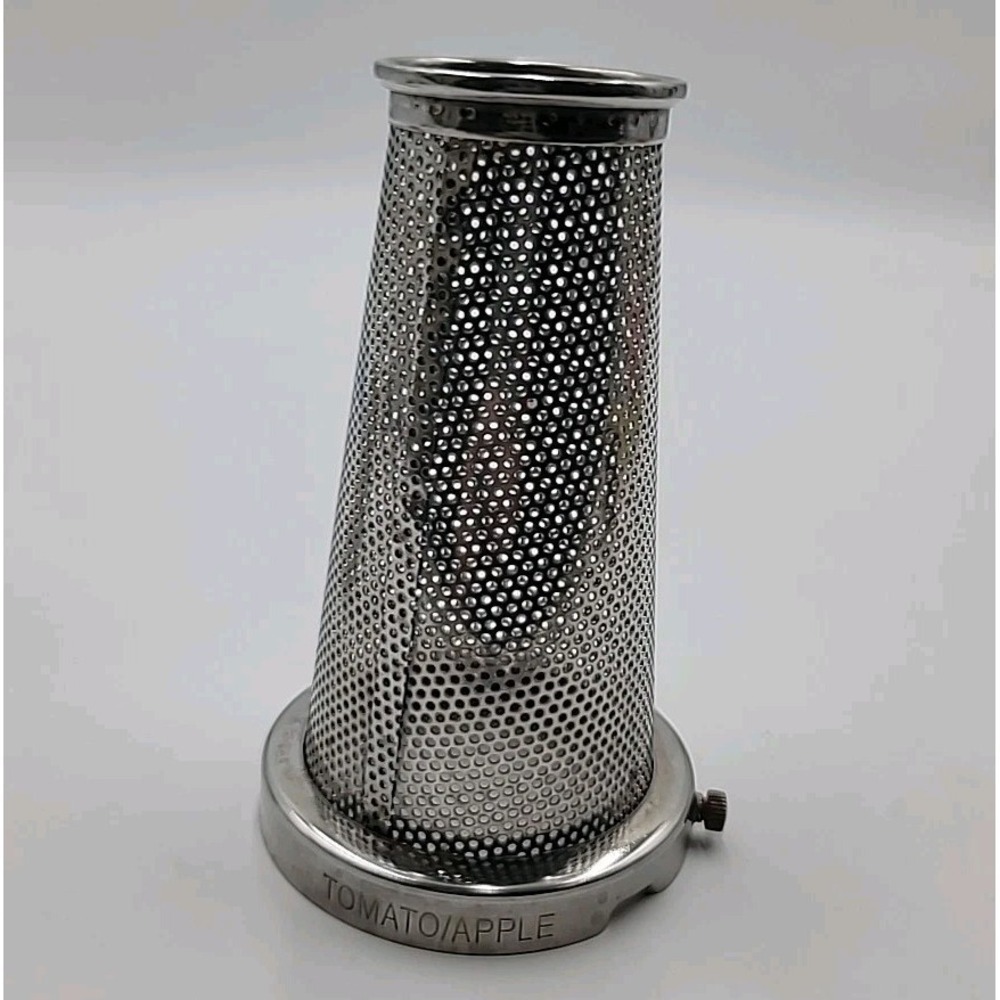 Back to Basics 220 Food Strainer Replacement Part Berry Apple Tomato Screen Cone
